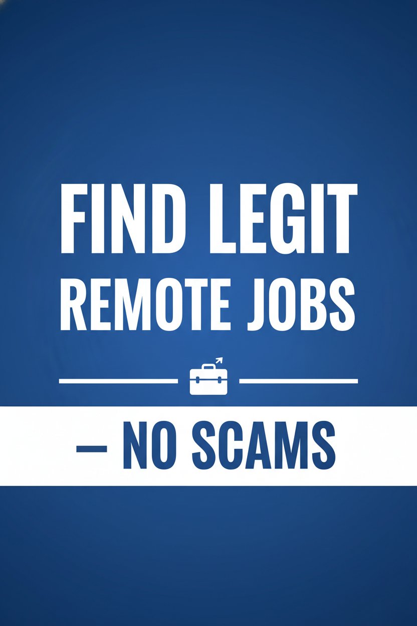 Where to Find Legit Remote Jobs in 2026 (No Scams)
